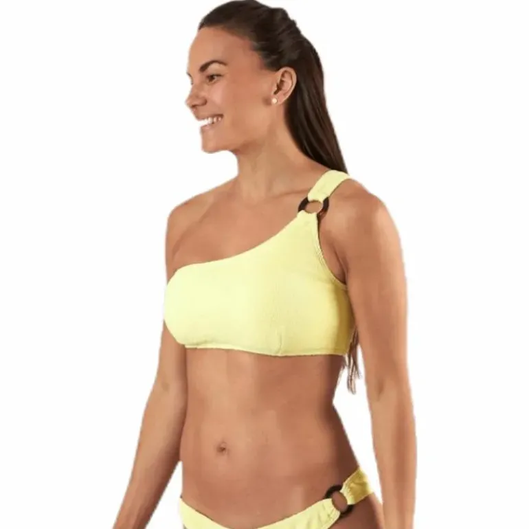 Nora Bikini Oneshoulder Top Yellow