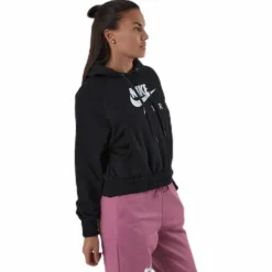 Nsw Air Hoodie Flc White/Black