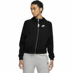 Nsw Air Hoodie Fz Bb Flc White/Black