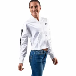 Nsw Air Satin Track Jacket White