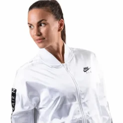Nsw Air Satin Track Jacket White