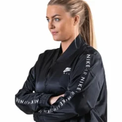 Nsw Air Track Jacket Satin Plus Black