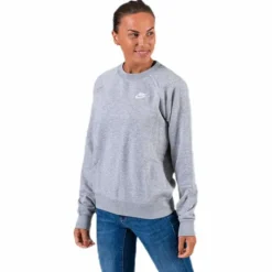 Nsw Essential Crew Flc White/Grey
