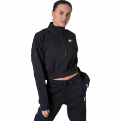 Nsw Essential Flc Crop Hz White/Black