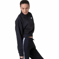 Nsw Essential Flc Crop Hz White/Black