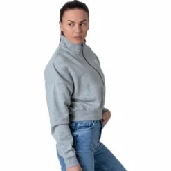Nsw Essential Flc Crop Hz White/Grey