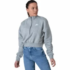 Nsw Essential Flc Crop Hz White/Grey