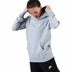 Nsw Essential Hoodie White/Grey