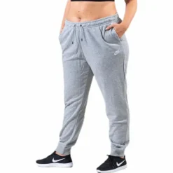 Nsw Essential Pant Reg Plus White/Grey