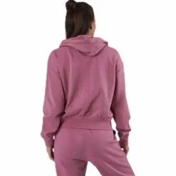 Nsw Hoodie Fz Flc Bb Vrsty Pink