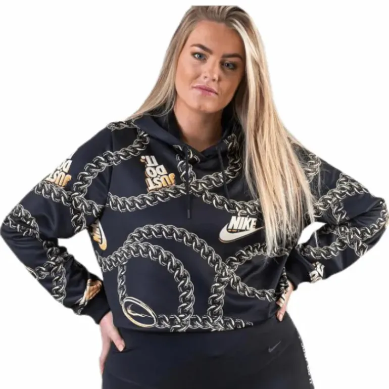 NSW Hoody Glam Dunk Plus Black