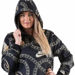 NSW Hoody Glam Dunk Plus Black