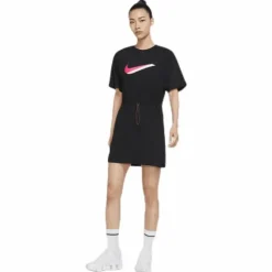 Nsw Icn Clsh Dress Ss Black