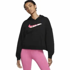 Nsw Icn Clsh Flc Hoodie Ft Black