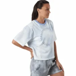 Nsw Icn Clsh Ss Top Mesh Aop White