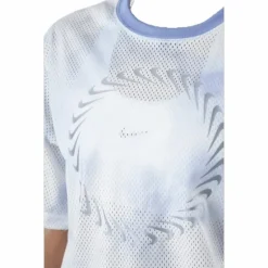 Nsw Icn Clsh Ss Top Mesh Aop White