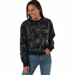 Nsw Icon Clash Flc Aop Top Black