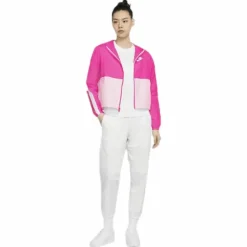 Nsw Jkt Wvn Pink/White