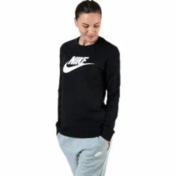 Nsw Ls Sweater White/Black
