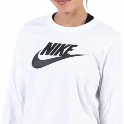 Nsw Ls T-Shirt White/Black
