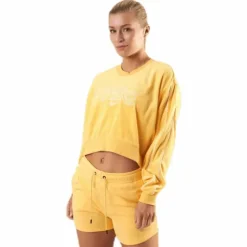 Nsw Retro Femme Crew Terry Yellow