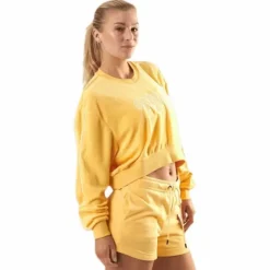 Nsw Retro Femme Crew Terry Yellow