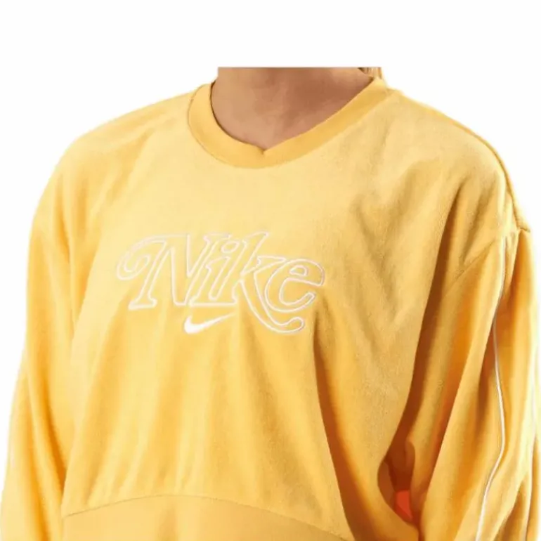 Nsw Retro Femme Crew Terry Yellow