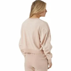 Nsw Retro Femme Crew Terry Beige