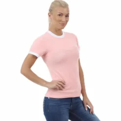 NSW SS Top Ringer Pink/Orange