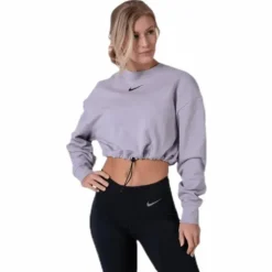 Nsw Swoosh Crew Ft Grey