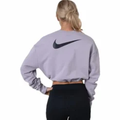 Nsw Swoosh Crew Ft Grey