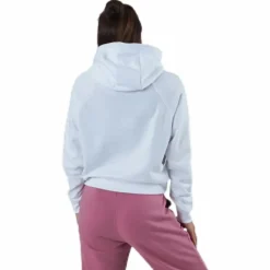 Nsw Swsh Hoodie Flc Bb White/Black