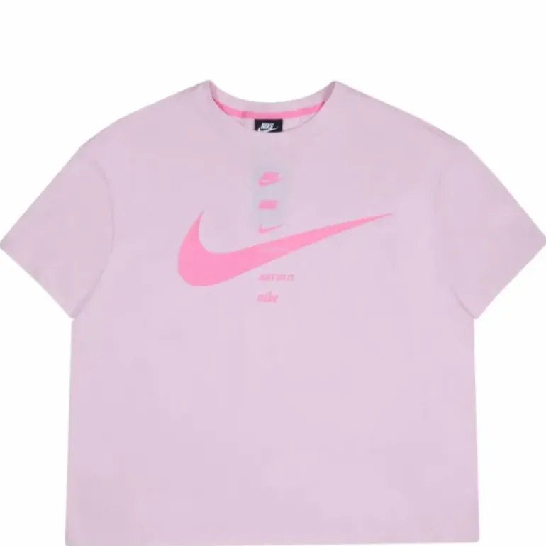 Nsw Swsh Top Ss Plus Pink