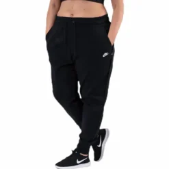 Nsw Tch Flc Pant Plus White/Black