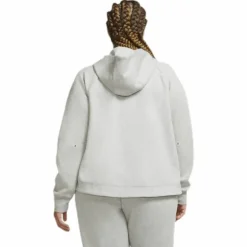 Nsw tch flc wr hoody fz plus Grey