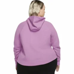Nsw tch flc wr hoody fz plus Pink