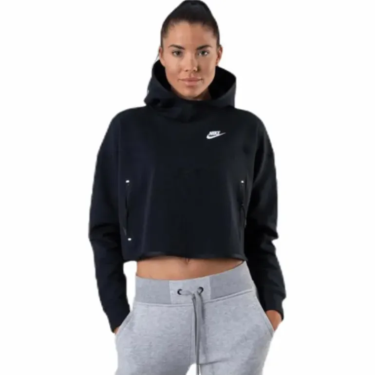 Nsw Tech Fleece Po Hoodie White/Black
