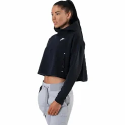 Nsw Tech Fleece Po Hoodie White/Black