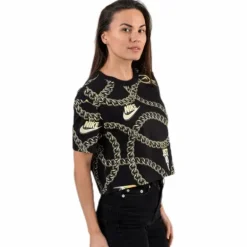 NSW Tee Glam Dunk Croap Black