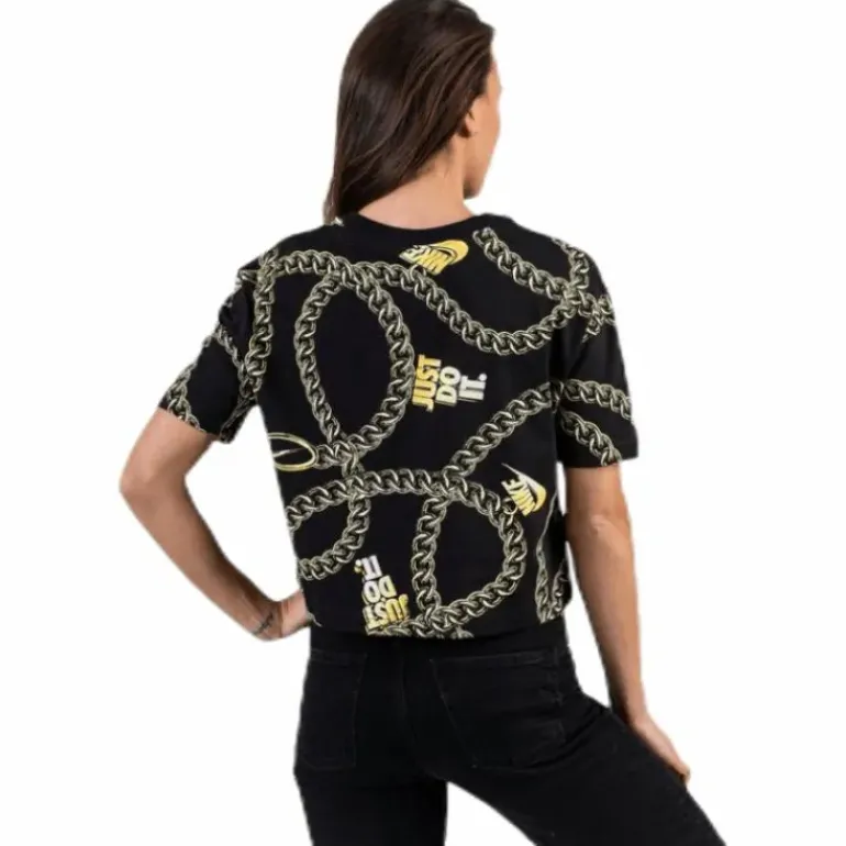 NSW Tee Glam Dunk Croap Black