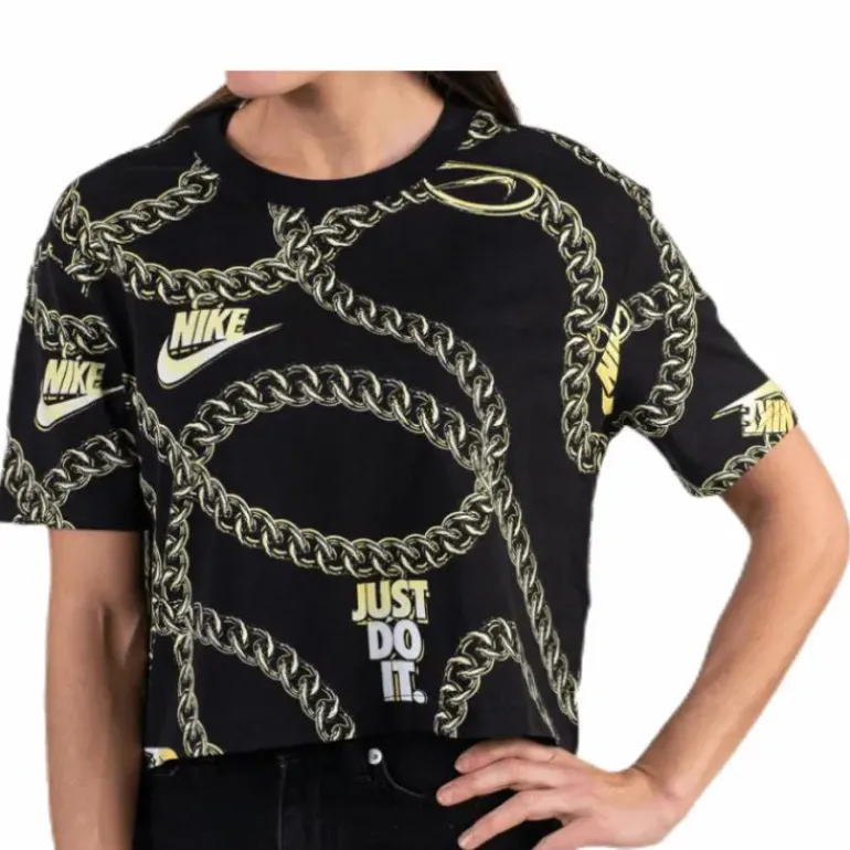 NSW Tee Glam Dunk Croap Black