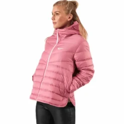 Nsw Wr Lt Wt Dwn Jkt Pink/White