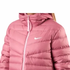 Nsw Wr Lt Wt Dwn Jkt Pink/White