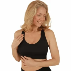 Nursing Sports Bra Black