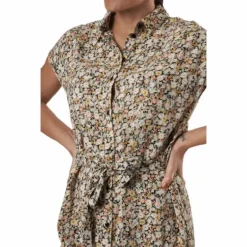 Nya Ss Shirt Dress Black