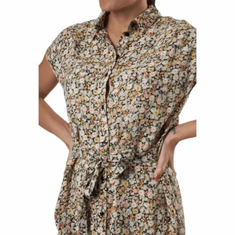 Nya Ss Shirt Dress Black