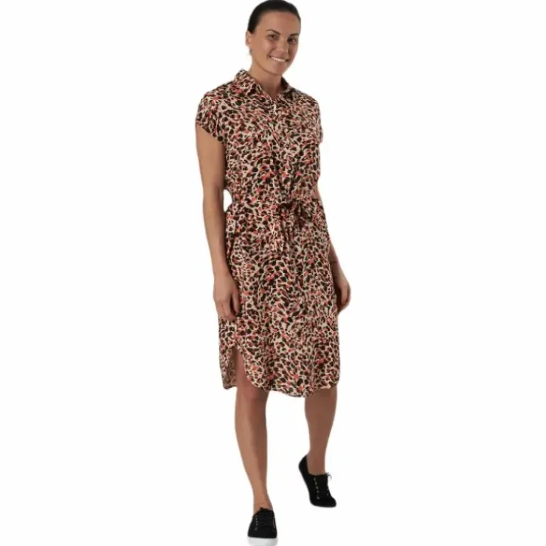 Nya Ss Shirt Dress Orange