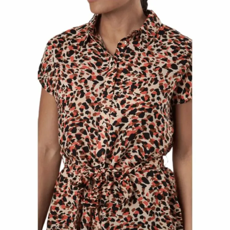 Nya Ss Shirt Dress Orange