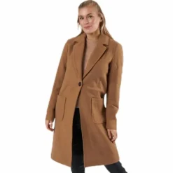 Olivia-Astrid Wool Coat Otw Brown
