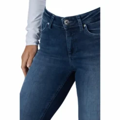 Onlblush Life Mid Sk Ank Raw R Dark Blue Denim